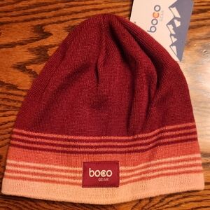 Maroon and Pink Beanie NWT